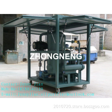 2016 new dirty transformer oil purifier transformer oil recycling machine
